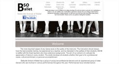 Desktop Screenshot of bsoballet.com